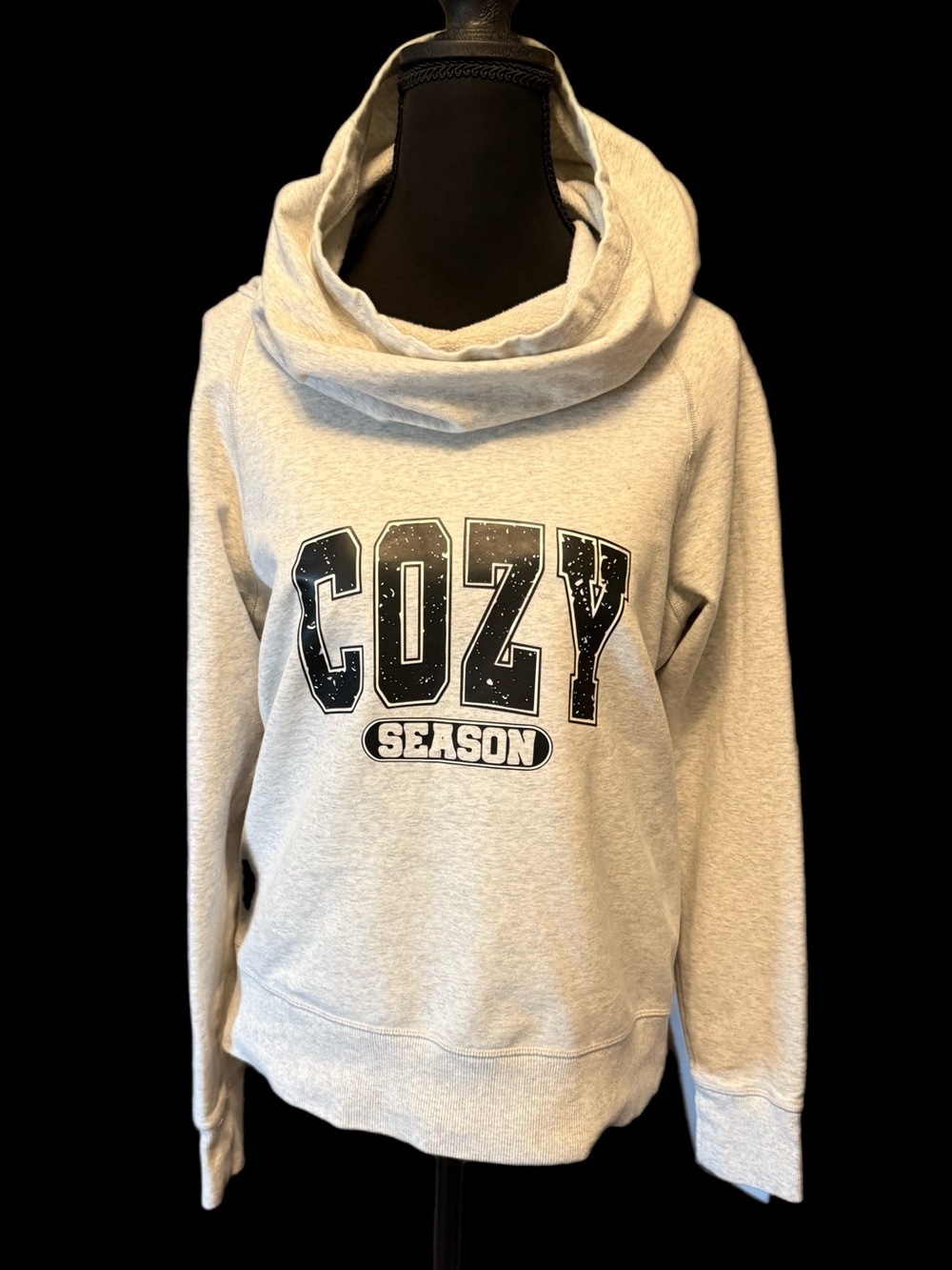 Cozy Season Funnel Neck Hoody Sweatshirt